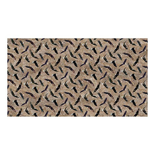Northcott Freedom's Wings Eagle Toss Stone Fabric, Beige Multi