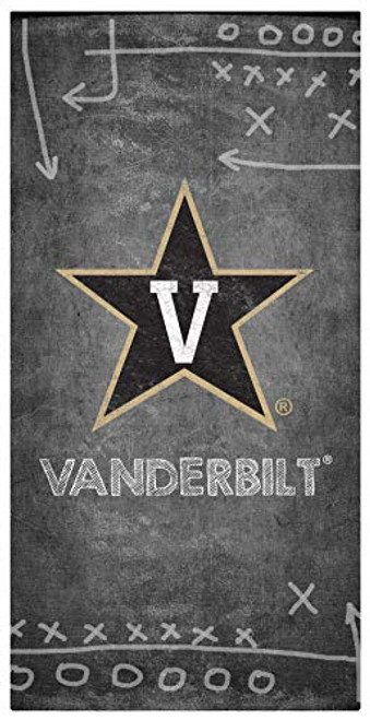 Fan Creations NCAA Vanderbilt Commodores Unisex Vanderbilt University Chalk Playbook Sign, Team Color, 6 x 12 Fan Creations NCAA Vanderbilt Commodores Unisex Vanderbilt University Chalk Playbook Sign, Team Color, 6 x 12