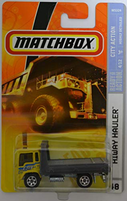 Hiway Hauler 48 Yellow Mattel Matchbox City Action Series 1:64 Scale Die Cast Car