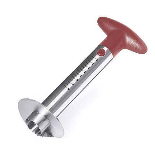 77L Pineapple Corer with Measure Marks, Stainless Steel Pineapple Slicer Tool with Thicker Blade, Reinforced Upgraded Kitchen Pineapple Peeler Remover for Fruit (Red) 77L Pineapple Corer with Measure Marks, Stainless Steel Pineapple Slicer Tool with Thicker Blade, Reinforced Upgraded Kitchen Pineapple Peeler Remover for Fruit (Red)