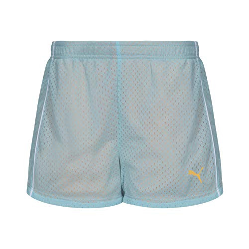 PUMA Little Girls' Active Double Mesh Short, Faster Blue, 4