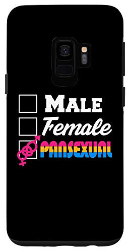 Galaxy S9 Gender Checklist Pansexual Pride Flag LGBTQ Cool LGBT Gift Case