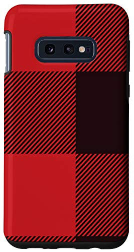 Galaxy S10e Gingham Plaid Checkered pattern gifts Case
