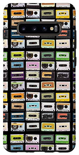 Galaxy S10plus Cassette Tapes Mixtapes 1980s Radio Music Graphic Print Case