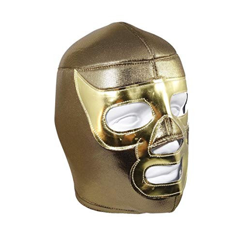 RAMSES Lucha Libre Wrestling Mask (PRO - Fit) Costume Wear by Make It Count Gold RAMSES Lucha Libre Wrestling Mask (PRO - Fit) Costume Wear by Make It Count Gold