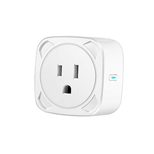 WiFi Smart Plug Mini Wireless Switch Smart Socket Outlet,Compatible with Amazon Alexa Google Home IFTTT for Voice Control Wifi Mini Socket, Remote Control Your Devices from Anywhere (1)