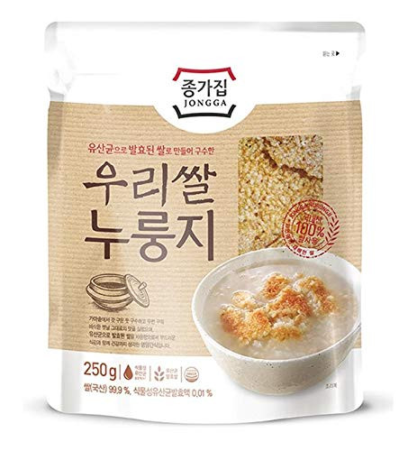 Jongajip Korean Rice Chip Nurungji, Scorched Rice Crackers 250g, ??? ??? ???