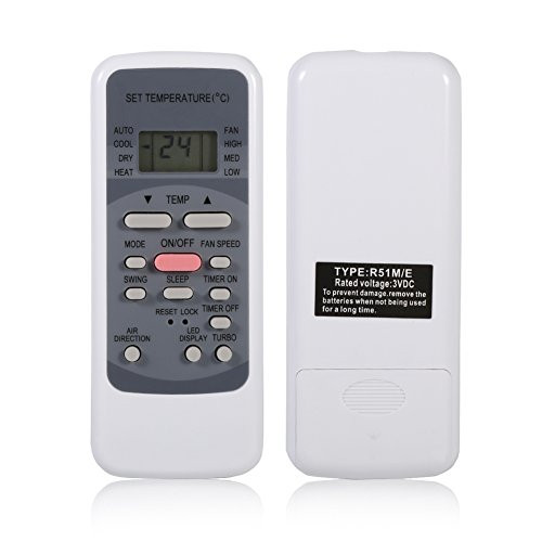 R51M/E Remote Control Replacement for Midea Air Conditioner, Universal Air Conditioner Remote Control Fit for Midea Brand