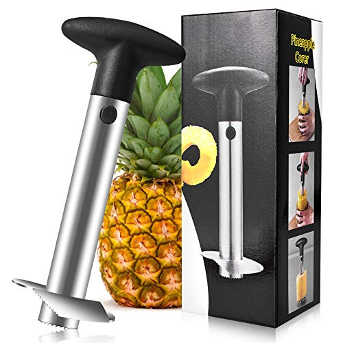 Food Grade Stainless Steel Pineapple Cutter, Upgraded, Reinforced, Thicker Blade, Pineapple Corer Slicer Peeler, Kitchen Pineapple Corer And Slicer Tool with Sharp Blade for Diced Fruit Rings Food Grade Stainless Steel Pineapple Cutter, Upgraded, Reinforced, Thicker Blade, Pineapple Corer Slicer Peeler, Kitchen Pineapple Corer And Slicer Tool with Sharp Blade for Diced Fruit Rings