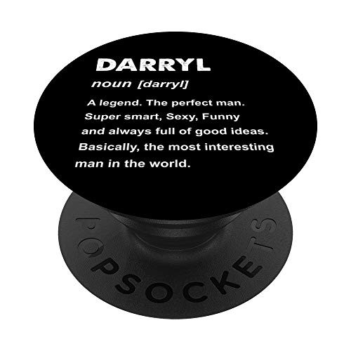 Darryl Name Gift PopSockets PopGrip: Swappable Grip for Phones  and  Tablets