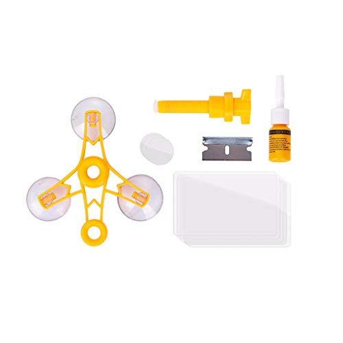 Car Auto Repair Tool Kit for Windscreen Windshield DIY Wind Glass Chip Crack Fix for Chip Crack Car Window Repair Tools Glass Scratches Restore Repair Tool Set Crack Repair for Glass,Multicolore