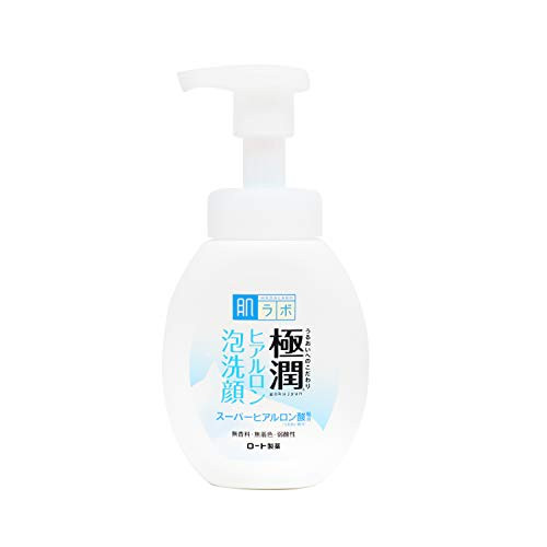 Hada Labo Rohto Gokujyn Hyaluronic Acid Cleansing Foam, 160ml