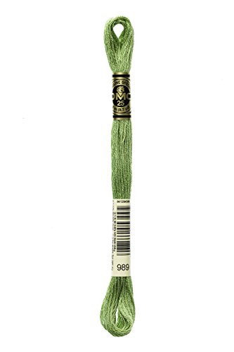 Bulk Buy: DMC Thread Six Strand Embroidery Cotton 8.7 Yards Forest Green 117-989 (12-Pack)
