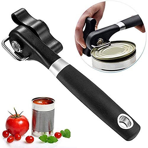 VSILE Can Opener,Smooth Edge Can Opener,No Sharp Edges or Cuts,Can Opening tool Side Cut Manuel Can Opener Hand Held Smooth Edge Can opener Ergonomic Handle (Black) VSILE Can Opener,Smooth Edge Can Opener,No Sharp Edges or Cuts,Can Opening tool Side Cut Manuel Can Opener Hand Held Smooth Edge Can opener Ergonomic Handle (Black)