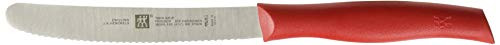 ZWILLING J.A. Henckels 38095-121 TWIN Grip Serrated Utility Knife 4.5-inch Red