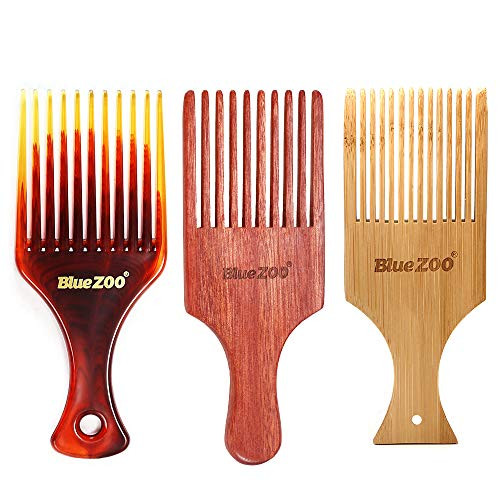 Men Styling Combs Anself Pick Combs Detangling Hair Comb Wide Tooth Comb Anti-static Comb for Men Barber Salon Hairdressing Styling Tool