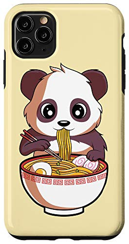 iPhone 11 Pro Max Kawaii Ramen Panda Japanese Noodles Anime Lover Gift Case