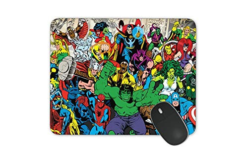 JNKPOAI Avengers Anti-Slip Mouse Pad Marvel Games Mouse Pad Personalized Design of Notebook Mouse Pad Star Spider-Man Printed Mouse Pad (Marvel3)