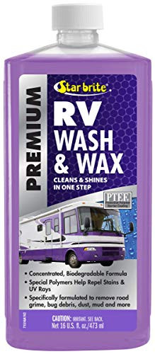 STAR BRITE 071516P Premium RV Wash  and  Wax w/PTEF (71500) One Step Concentrated Cleaner - 16 oz