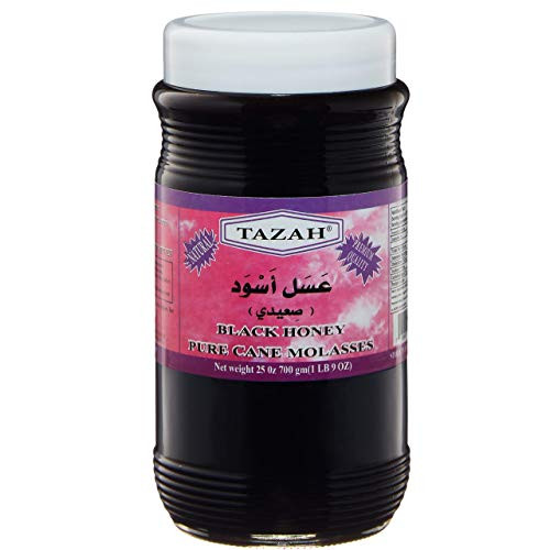 Tazah Egyptian Molasses Black Honey 25 Ounce 700 Gram Pure Cane Molasses