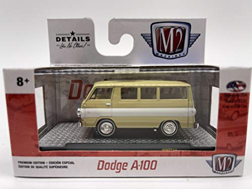 M2 Machines by M2 Collectible Dodge A-100 1964 Dodge A100 Vision Van 1:64 Scale WMTS14 19-21 Light Yellow/White Details Like NO Other 1 of 7800