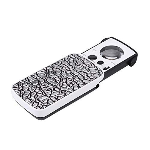 NCONCO Jewelry Optical Magnifier Jewelry Loupe 30X 60X and 90X LED Loupe Magnifier 3 Different Light Sources Jewelers Eye Loupe Magnifier for Diamonds Gems Coins Rocks NCONCO Jewelry Optical Magnifier Jewelry Loupe 30X 60X and 90X LED Loupe Magnifier 3 Different Light Sources Jewelers Eye Loupe Magnifier for Diamonds Gems Coins Rocks