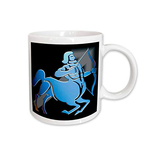 3dRose Sagittarius Zodiac Sign Mug, 11-Ounce