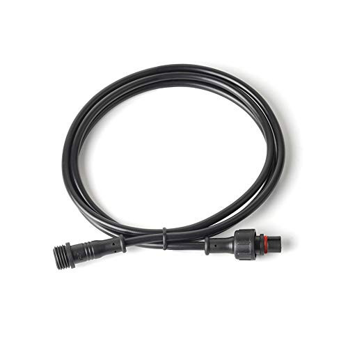 BTF-LIGHTING 5PCS 3.28ft 1meter 4 Pin 24AWG IP65 Waterproof Extension Cable Wire with Male and Female Connectors at Both Ends for Single Color RGB 5050 WS2813 etc LED Strip 15mm nut Small Size