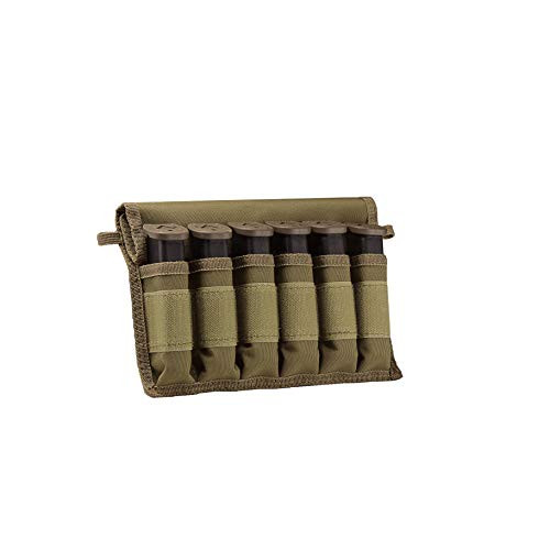 ATG 6 Pistol Magazines Pouch MOLLE Carrier Holder for 9mm and .40 S and W (Tan)