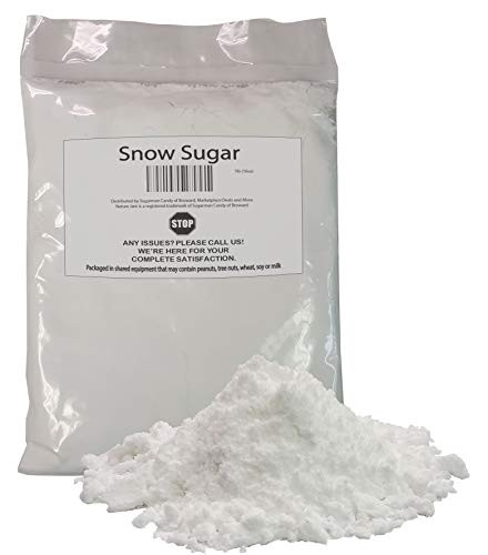 Naturejam Sweet Snow Sugar 1 Pound Bulk Bag for Doughnuts and Pastries-Origin: Germany