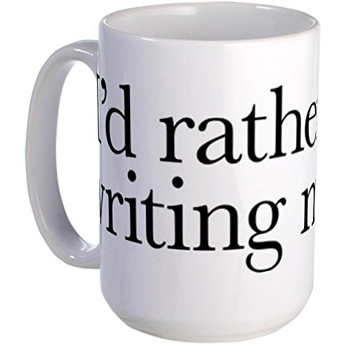 11 ounce I'd rather be writing music shirt design Mug Large Mug - Standard 12.95  inch