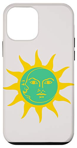 iPhone 12 mini Sun Moon Star Space Pattern Cell Phone Cover Gift for Adults Case