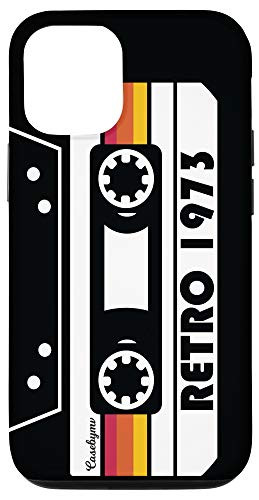 iPhone 12/12 Pro Retro 1973 Mixtape 47th Birthday 47 Years Old Vintage Gift Case