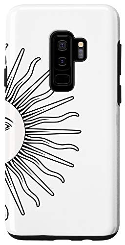 Galaxy S9plus Moon Sun Star Space Pattern Cell Phone Cover Gift for Adults Case