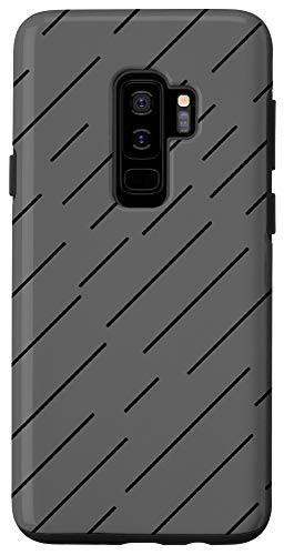 Galaxy S9plus Dim Gray Color Line Pattern Phone Cover Case