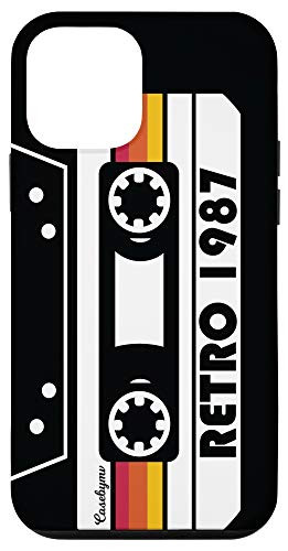 iPhone 12 mini Retro 1987 Mixtape 33rd Birthday 33 Years Old Vintage Gift Case