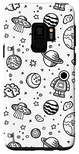 Galaxy S9 Galaxy Gift for Space Lover Astronaut Gift Planets and Stars Case