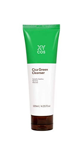 XYCOS  Cica Green Cleanser (120ml / 4.23 fl. oz)  Clean Beauty  Sulfate free cleanser