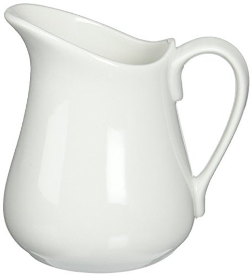 Bia Cordon Bleu Inc Bia Cordon Bleu Inc 16 Oz White Porcelain Pitcher, White Bia Cordon Bleu Inc Bia Cordon Bleu Inc 16 Oz White Porcelain Pitcher, White