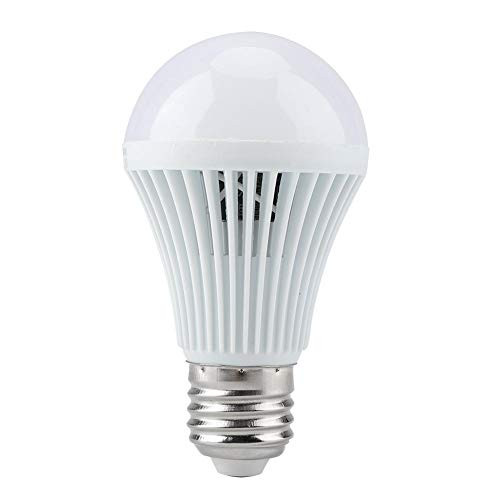 Motion Sensor Light Bulb, E27 Pure White Lighting Human Body and Light Induction Sensor LED Light Bulb Lamp AC 220V(9W)