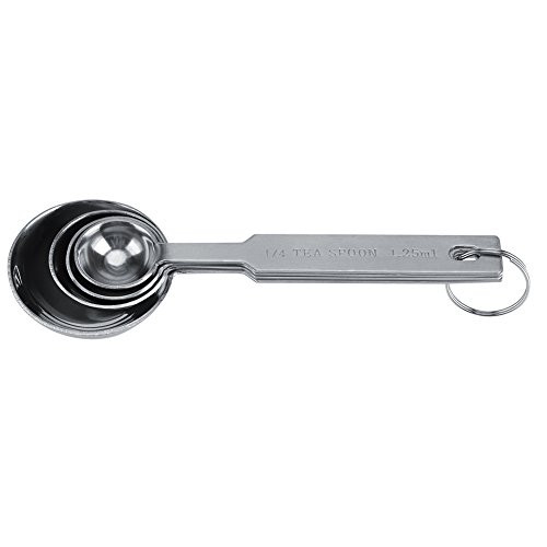 Measuring Spoons - Stainless Steel Measuring Spoons Set of 4 for Dry And Liquid Ingredients
