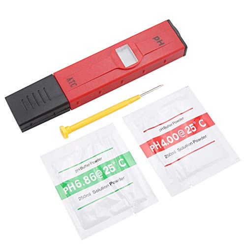 Wobythan Digital PH Meter Portable LCD Digital Food Beverage PH Tester Aquarium Pool Water Quality Testing Pen Meter