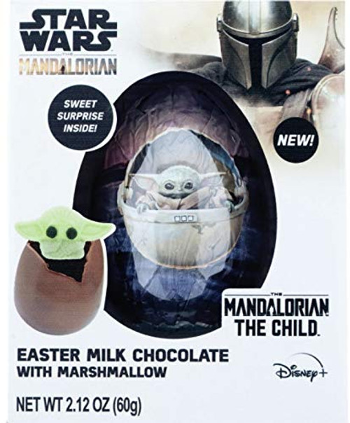 Baby Yoda Star Wars Mandalorian Hot Chocolate Melting Bomb with Marshmallow Easter Basket Stuffer, 2.12 Ounces Baby Yoda Star Wars Mandalorian Hot Chocolate Melting Bomb with Marshmallow Easter Basket Stuffer, 2.12 Ounces