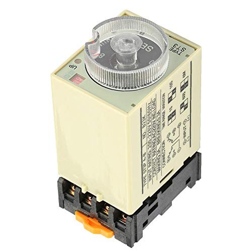 High Precision Power On Timer Delay Relay, Adjustable Time Delay Relay, for Automated Control Circuit Communication Remote Control Automatic Control