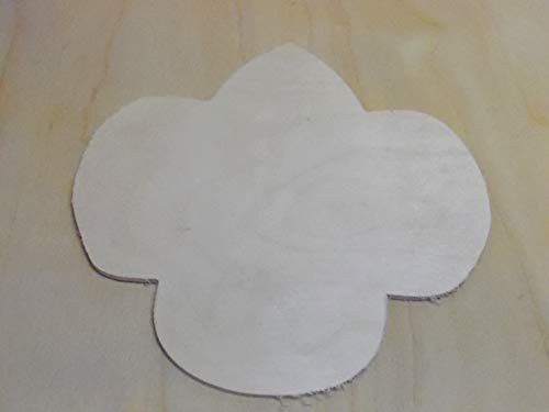 WOODNSHOP Fleur De Lis Wood 1/4 x 3 PKG 15 Laser Cut Wooden Fleur De Lis