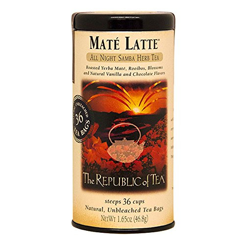 The Republic of Tea Mate Latte Herbal Tea, 36 Tea Bag Tin The Republic of Tea Mate Latte Herbal Tea, 36 Tea Bag Tin