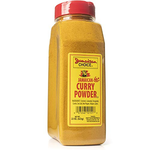 Jamaican Choice HOT Curry Powder, Kosher   22 Oz