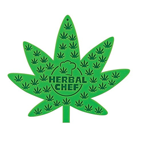 Herbal Chef Silicone Trivet/Pot Holder - 7" x 8" - Green