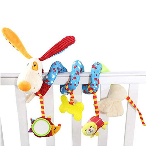 Baby Spiral Activity Toy - Wrap Around Stroller, Crib, Pram, Bassinet - Bed Hanging Toys, Baby Stroller Toy, Car Seat Toy - Activity Spiral Toy Bar Baby Gift