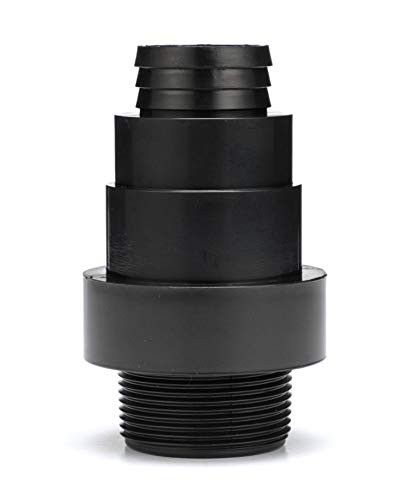 H2O PRO 2 in 1 Plastic Sump Pump Check Valve, Threads into 1-1/2 Inch Discharge, 148101